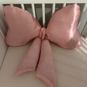 Pink Bow Pillow